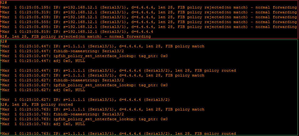 debug ip policy